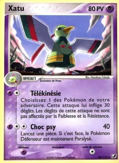 Carte Xatu 49/115 – EX Forces Cachées