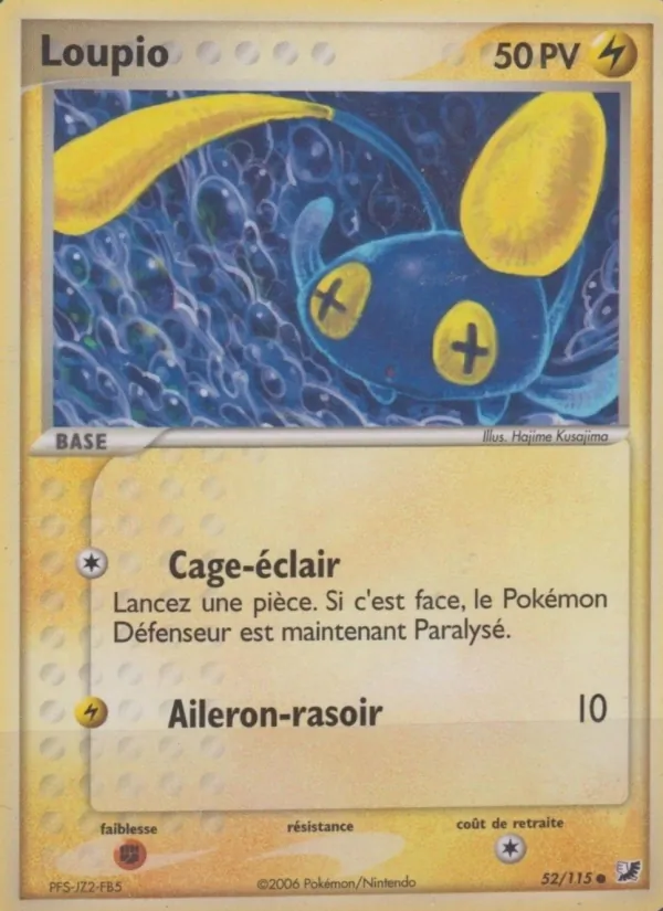 Carte Loupio 52/115 – EX Forces Cachées