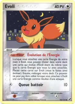 Carte Evoli 55/115 – EX Forces Cachées
