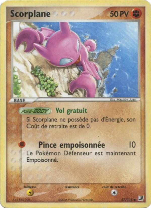 Carte Scorplane 57/115 – EX Forces Cachées