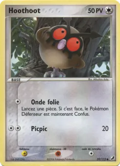Carte Hoothoot 59/115 – EX Forces Cachées