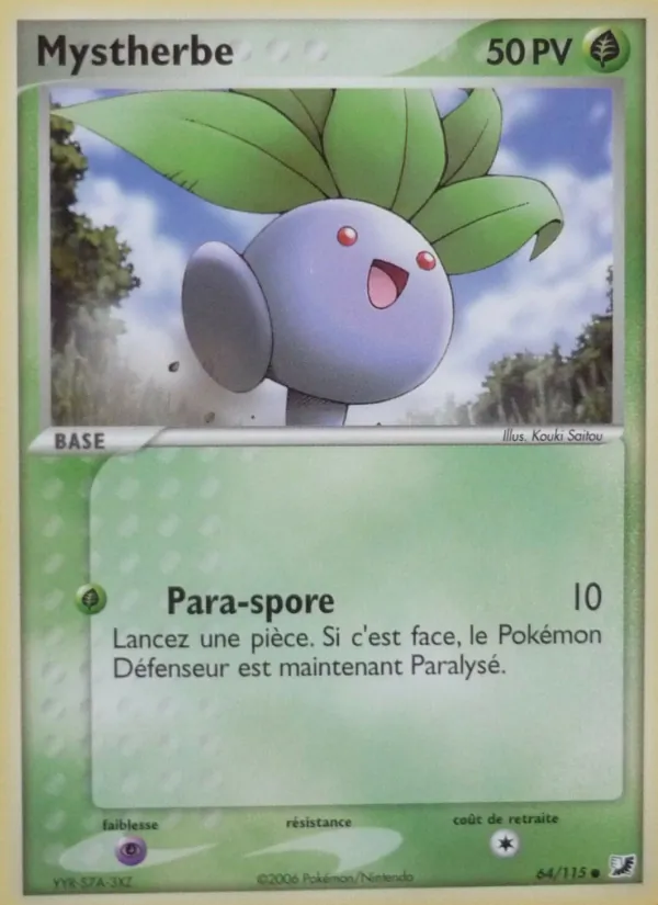 Carte Mystherbe 64/115 – EX Forces Cachées