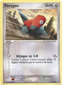 Carte Porygon 69/115 – EX Forces Cachées