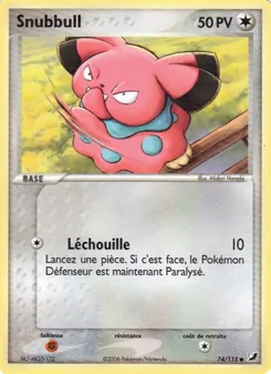 Carte Snubbull 74/115 – EX Forces Cachées