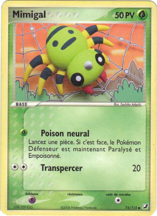 Carte Mimigal 75/115 – EX Forces Cachées
