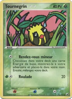 Carte Tournegrin 76/115 – EX Forces Cachées