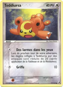Carte Teddiursa 77/115 – EX Forces Cachées