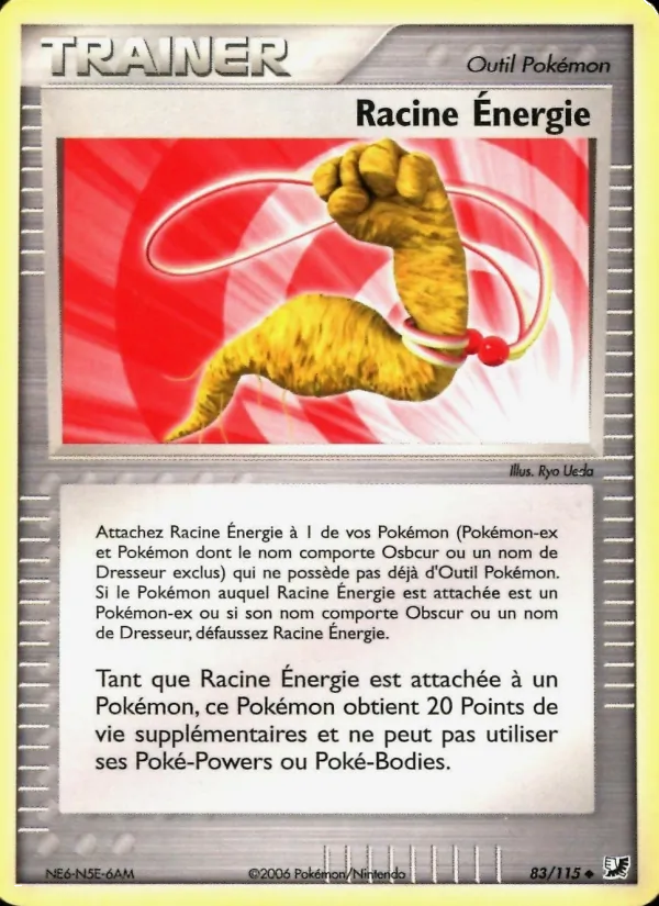 Carte Racine Énergie 83/115 – EX Forces Cachées