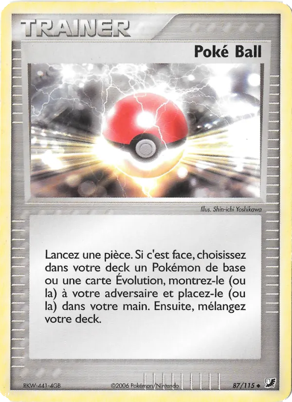 Carte Poké Ball 87/115 – EX Forces Cachées