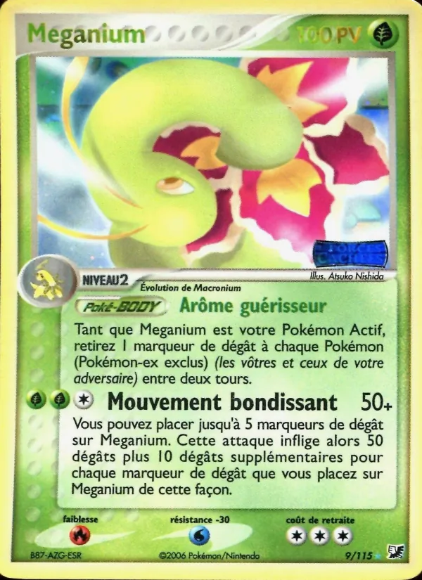 Carte Méganium 9/115 – EX Forces Cachées