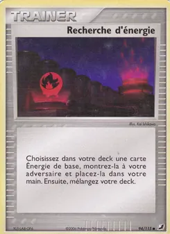 Carte Recherche d'énergie 94/115 – EX Forces Cachées