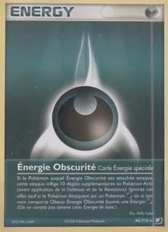 Carte Énergie Obscurité 96/115 – EX Forces Cachées