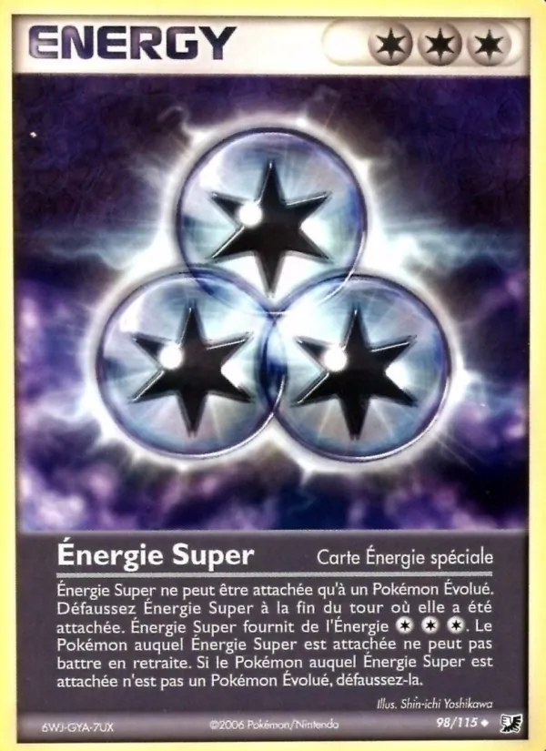 Carte Énergie Super 98/115 – EX Forces Cachées
