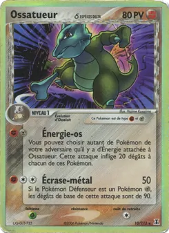 Carte Ossatueur δ 10/113 – EX Espèces Delta