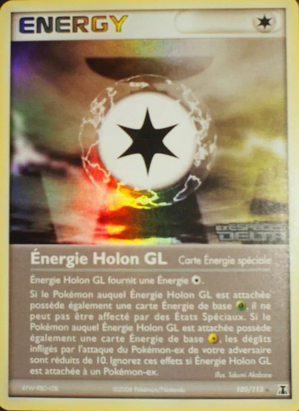 Carte Énergie Holon GL 105/113 – EX Espèces Delta