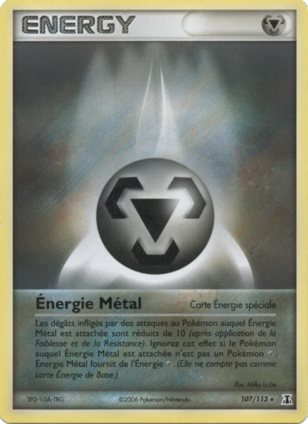 Carte Énergie Métal 107/113 – EX Espèces Delta