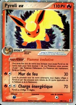 Carte Pyroli ex 108/113 – EX Espèces Delta