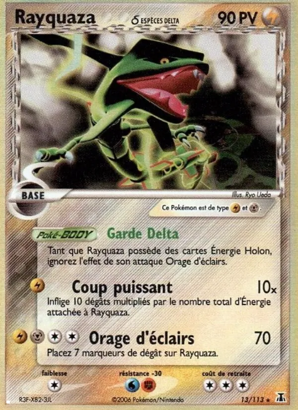 Carte Rayquaza δ 13/113 – EX Espèces Delta