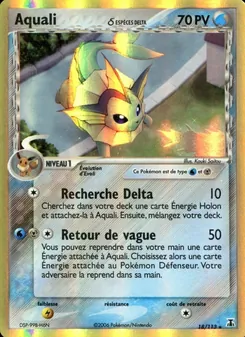 Carte Aquali δ 18/113 – EX Espèces Delta