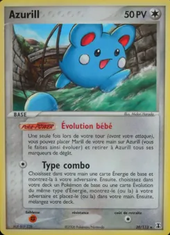 Carte Azurill 20/113 – EX Espèces Delta