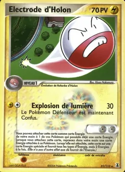 Carte Electrode d'Holon 21/113 – EX Espèces Delta
