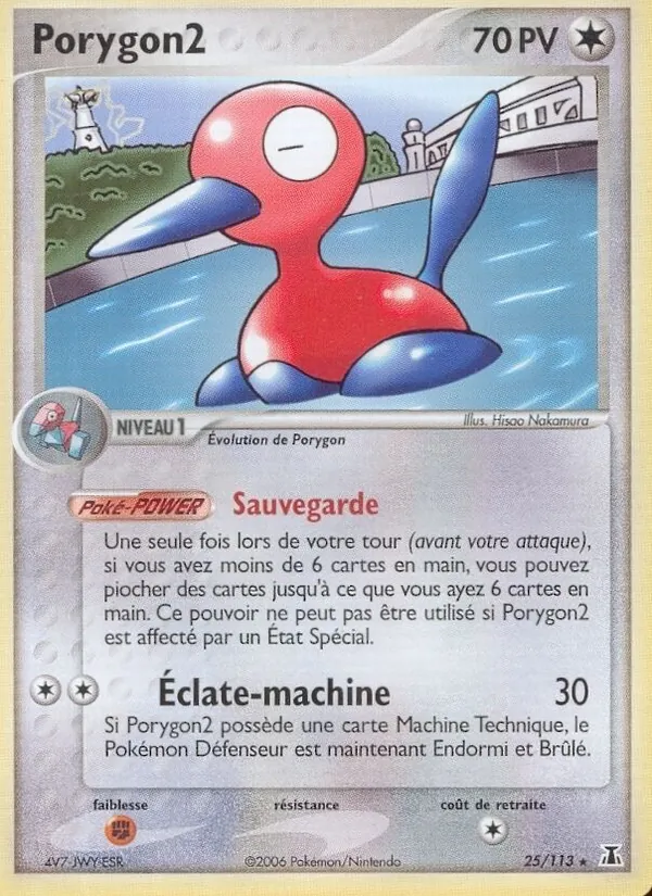 Carte Porygon2 25/113 – EX Espèces Delta