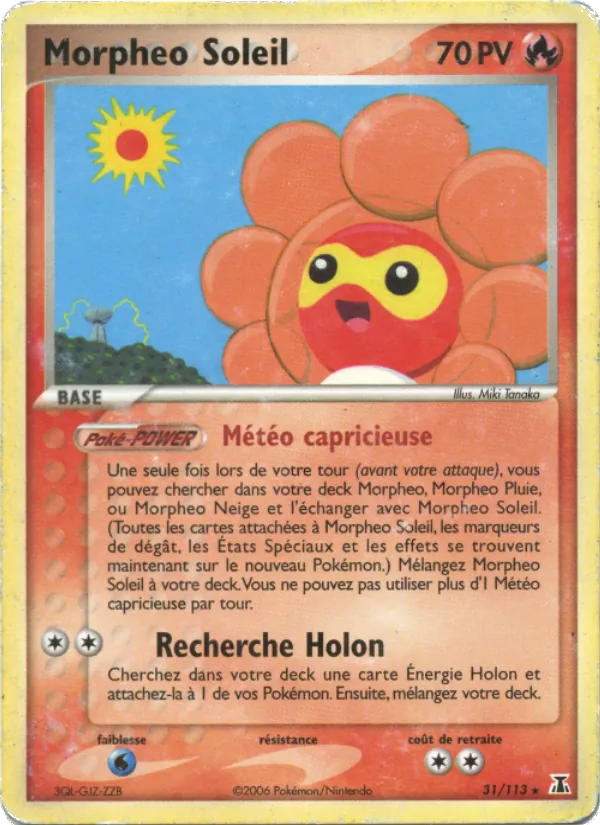 Carte Morpheo Soleil 31/113 – EX Espèces Delta