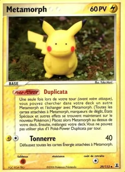 Carte Métamorph 39/113 – EX Espèces Delta