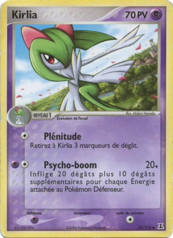 Carte Kirlia 47/113 – EX Espèces Delta