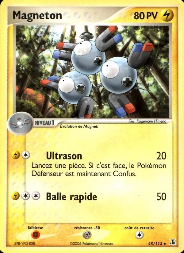 Carte Magnéton 48/113 – EX Espèces Delta
