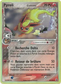 Carte Pyroli δ 5/113 – EX Espèces Delta