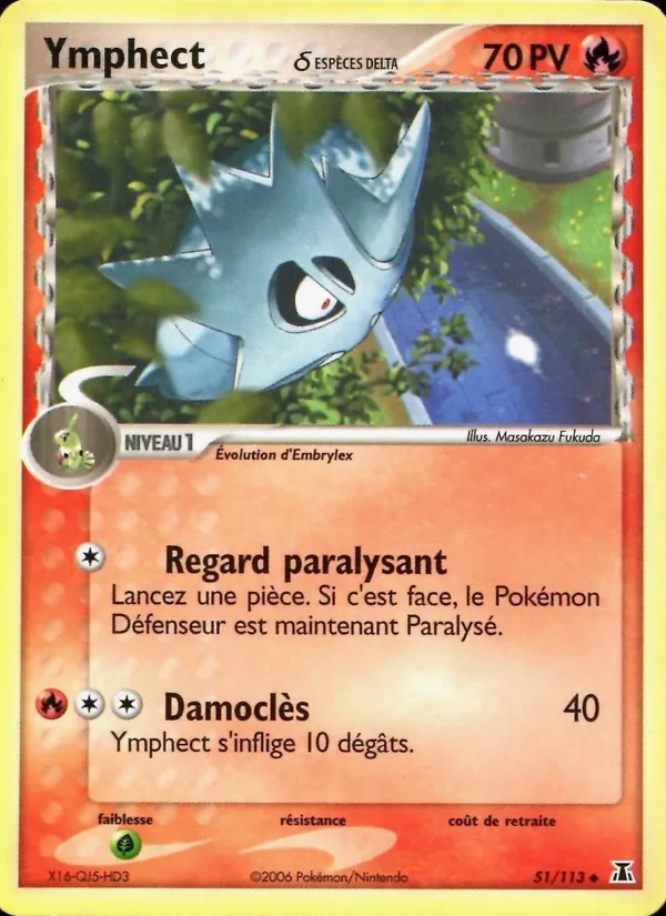 Carte Ymphect δ 51/113 – EX Espèces Delta
