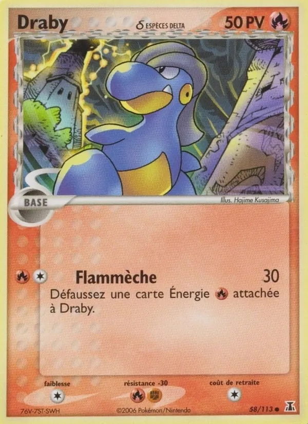 Carte Draby δ 58/113 – EX Espèces Delta