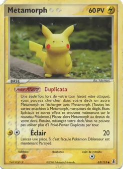 Carte Métamorph 63/113 – EX Espèces Delta