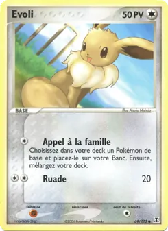 Carte Evoli 69/113 – EX Espèces Delta