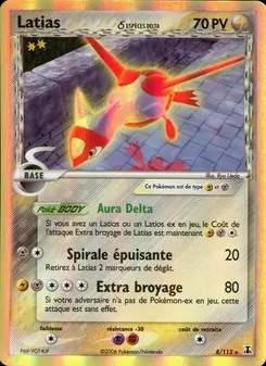 Carte Latias δ 8/113 – EX Espèces Delta