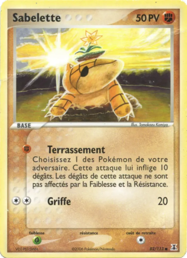 Carte Sabelette 82/113 – EX Espèces Delta
