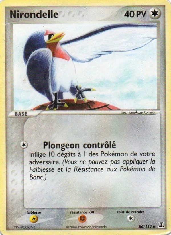 Carte Nirondelle 86/113 – EX Espèces Delta