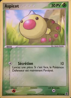 Carte Aspicot 87/113 – EX Espèces Delta