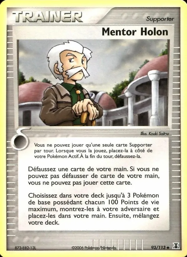 Carte Mentor Holon 93/113 – EX Espèces Delta