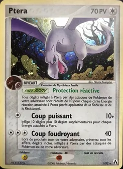 Carte Ptéra 1/92 – EX Créateurs de légendes