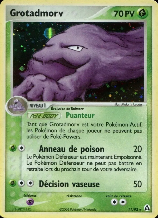 Carte Grotadmorv 11/92 – EX Créateurs de légendes