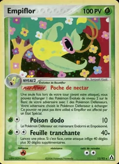 Carte Empiflor 13/92 – EX Créateurs de légendes
