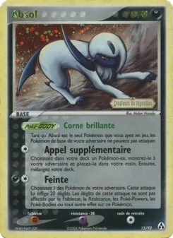 Carte Absol 15/92 – EX Créateurs de légendes