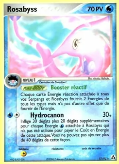 Carte Rosabyss 17/92 – EX Créateurs de légendes