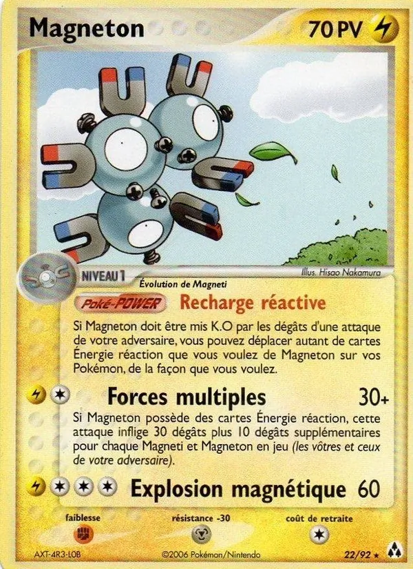 Carte Magnéton 22/92 – EX Créateurs de légendes