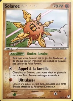 Carte Solaroc 25/92 – EX Créateurs de légendes