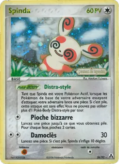 Carte Spinda 26/92 – EX Créateurs de légendes