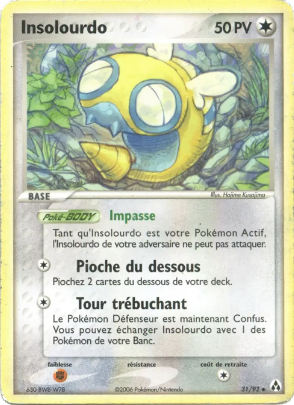 Carte Insolourdo 31/92 – EX Créateurs de légendes