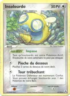 Carte Insolourdo 31/92 – EX Créateurs de légendes
